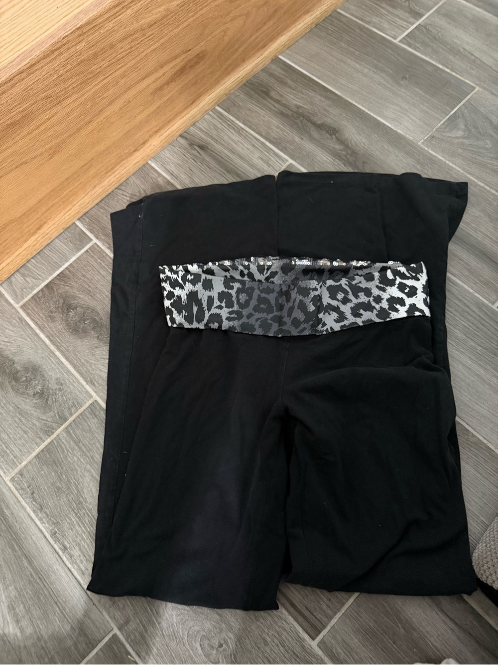 Y2K VS PINK fold over yoga pants